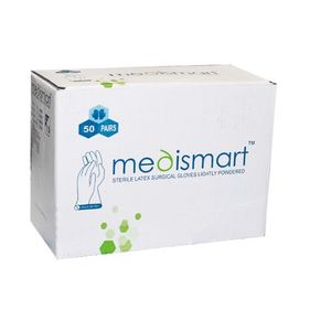 دستکش طبی مدی اسمارت مدل 8 بسته 50 عددی